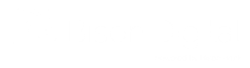 Bison Digital Logotipo branco